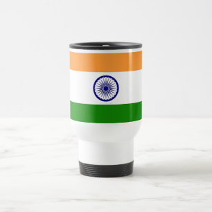 Travel Mug with Flag of India