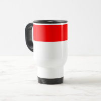 Travel Mug with Flag of Indonesia