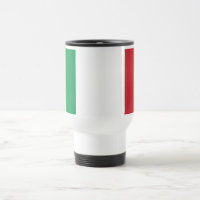 Travel Mug with Flag of Italy