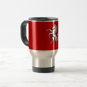 Travel Mug with Flag of Kent, England