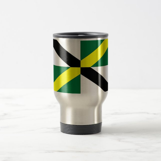 Travel Mug with Flag of Monterey, California, USA (Center)