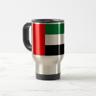 Travel Mug with Flag of United Arab Emirates