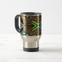 Travel Mug with South African Colours Design