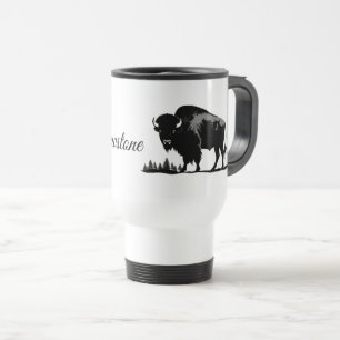 Travel Mug-Yellowstone Buffalo Mug