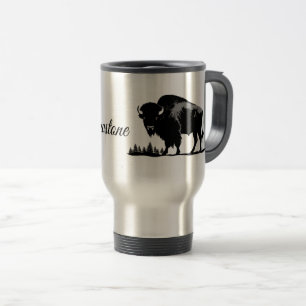 Travel Mug-Yellowstone Buffalo Mug