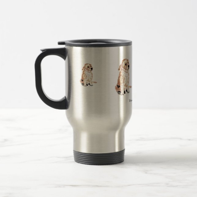  Travel Mugs  :  Labrador Retriever (Left)