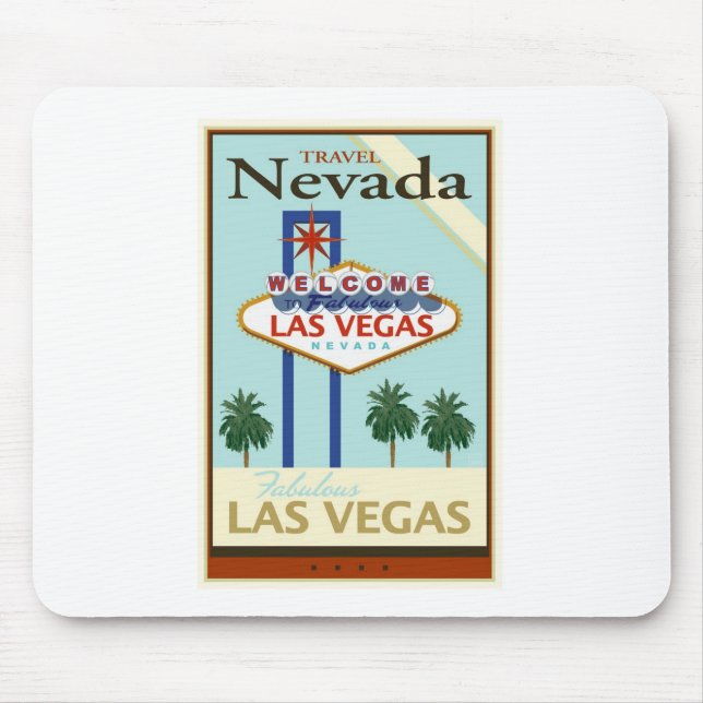 Travel Nevada Mouse Mat (Front)