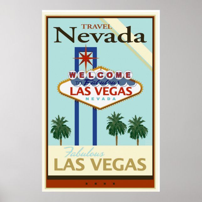 Travel Nevada Poster (Front)