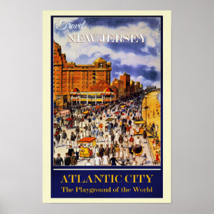 Travel New Jersey Poster