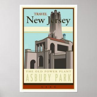 Travel New Jersey Poster