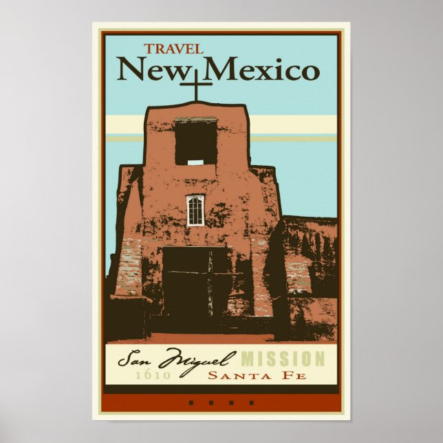 Travel New Mexico Poster (Front)