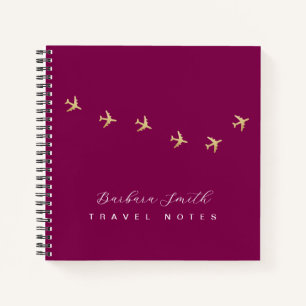 Travel Notes Wine Notebook