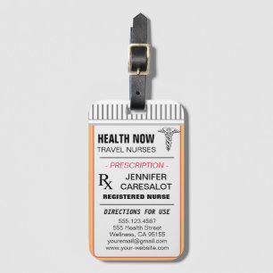 TRAVEL NURSE Appointment Reminder  Luggage Tag