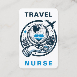 Travel Nurse RN, LVN, LPN, Caretaker Business Card