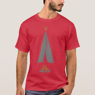 travel outr camping campfire friend T-Shirt