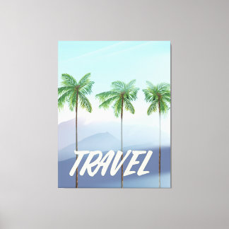 Travel Palms Canvas Print