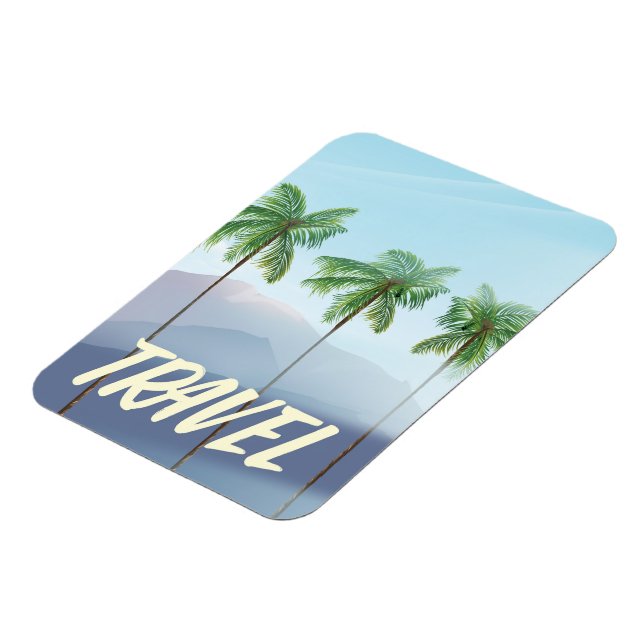 Travel Palms Magnet (Left Side)
