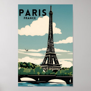 Travel Paris Poster