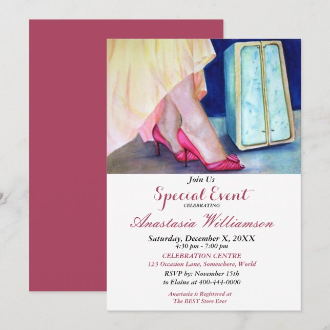 TRAVEL PARTY EVENT INVITE (Front/Back)