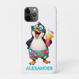 Travel Penguin iPhone 11 Pro Case