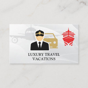 Travel Personal Driver Assistant Business Card