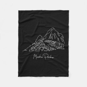 Travel Peru Lima Machu Picchu Cusco Family Vacatio Fleece Blanket