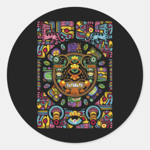 Travel Peru Lima Machu Picchu Cusco Vacation Souve Classic Round Sticker
