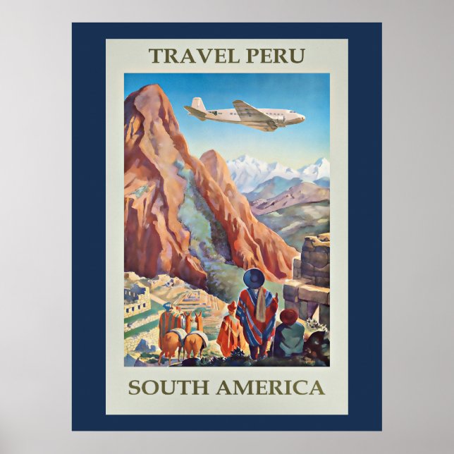 Travel Peru, South America, Poster (Front)