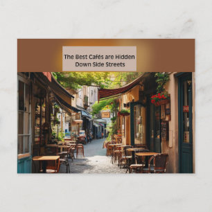 Travel Photography Coffee Lover Gift Postcard