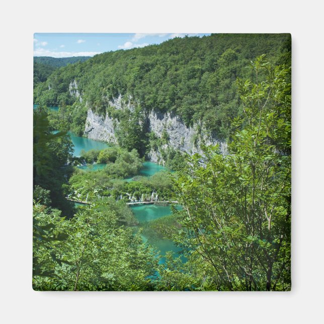 Travel Photography Croatia Lake Mountain Landscape Magnet (Front)