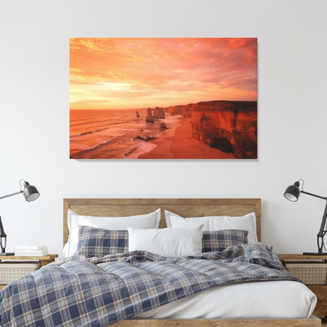 Travel Photography Decor with Sunset Beach Photo (Insitu(Bedroom))