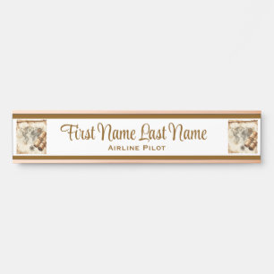 Travel Pilot Vacation Planner Name Plate