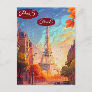 Travel Postcard Art Vintage Travel Nice France