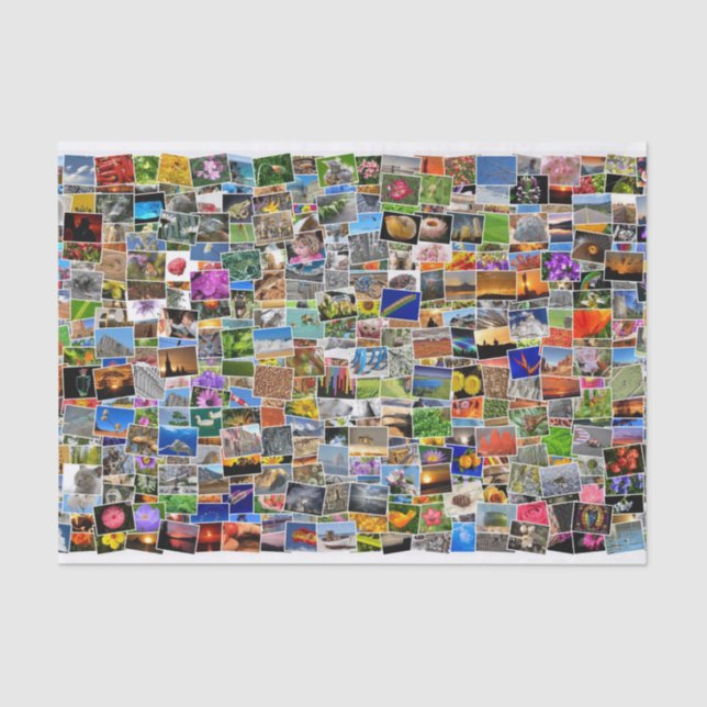 travel postcards tissue paper (Front)