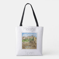 Travel Poster for Malaga Spain