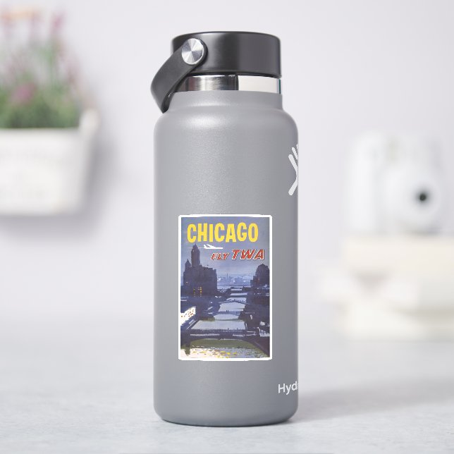 Travel Poster For Trans World Airlines Flights (HydroFlask)
