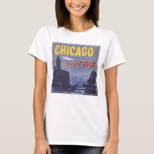 Travel Poster For Trans World Airlines Flights T-Shirt
