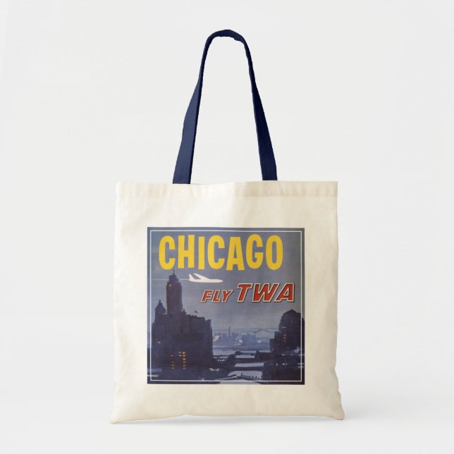 Travel Poster For Trans World Airlines Flights Tote Bag (Front)