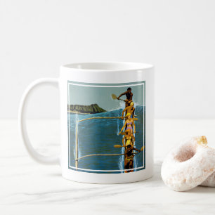 Travel Poster For United Air Lines To Hawaii Coffee Mug