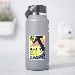 Travel Poster Promoting Sea Cliff, Long Island