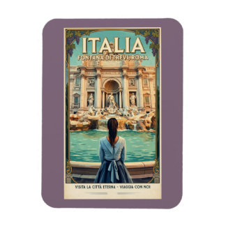 Travel Poster/Roma Magnet