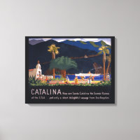 Travel Poster - Santa Catalina Island, California