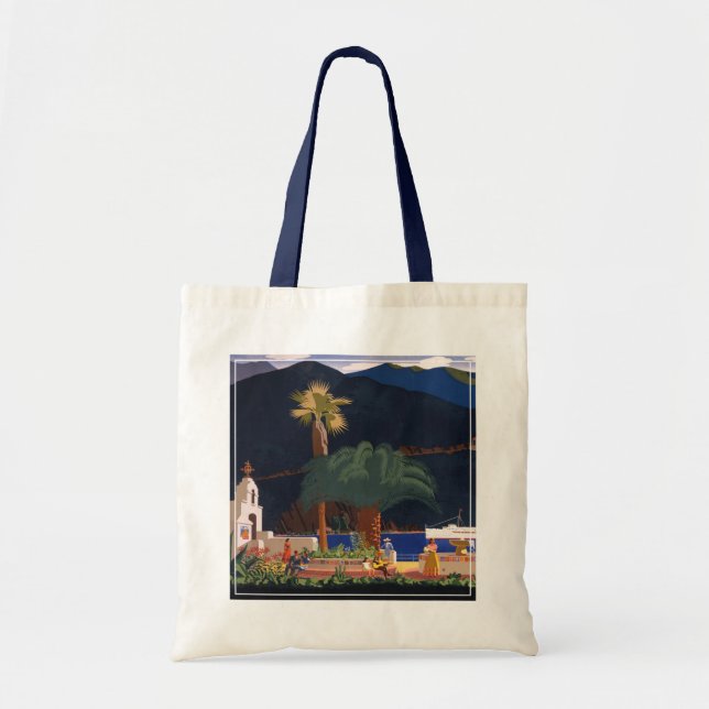 Travel Poster - Santa Catalina Island, California Tote Bag (Front)