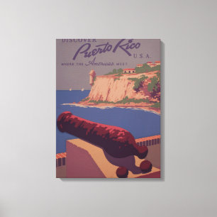 Travel Promotional Poster Canvas Print