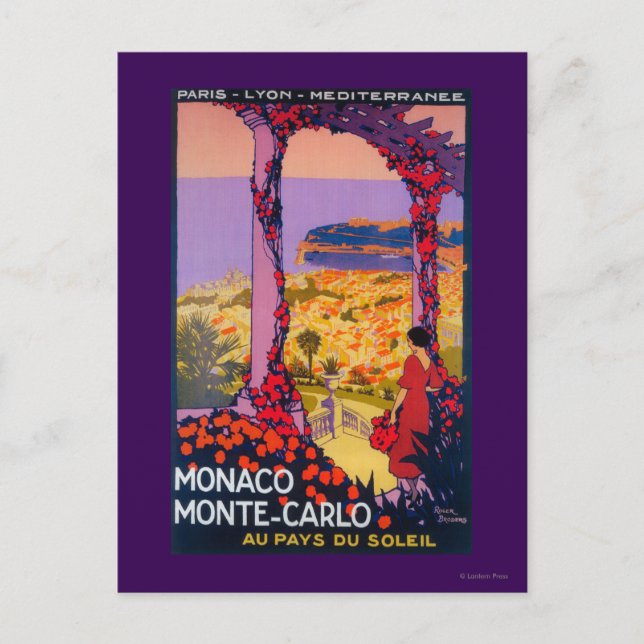 Travel Promotional Poster Postcard (Front)