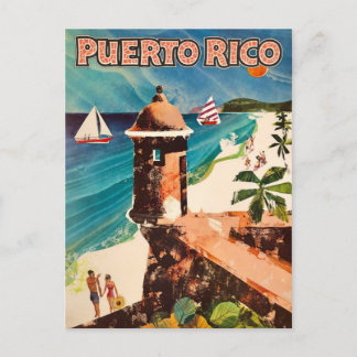 Travel Puerto Rico Postcard