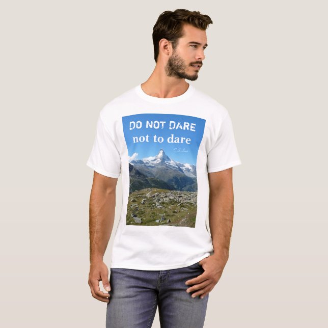 Travel Quote Matterhorn T-shirt (Front Full)