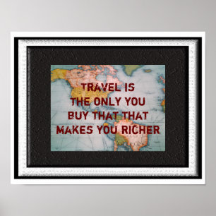 Travel quote - poster