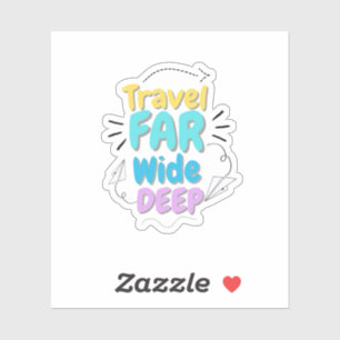 Travel Quote Sticker 