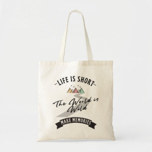 Travel quote tote bag, travel gift